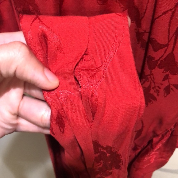 H&M | Red Flounce-trimmed Dress - Picture 6 of 7